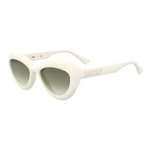 NEW MOSCHINO SUNGLASSES IVORY GREEN WOMEN EYEWEAR MOSCHINO MOS163/S 0SZJ 9K